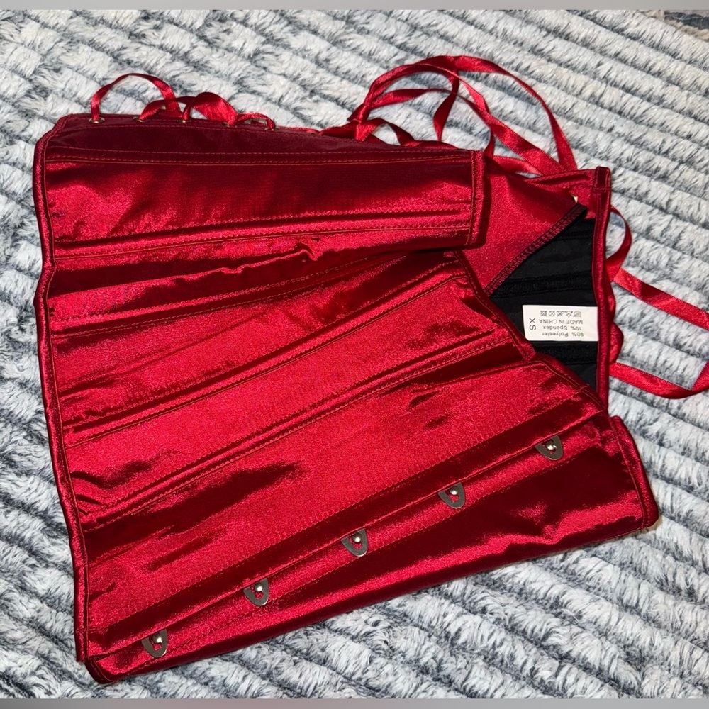 Elegant Red Women's Corset